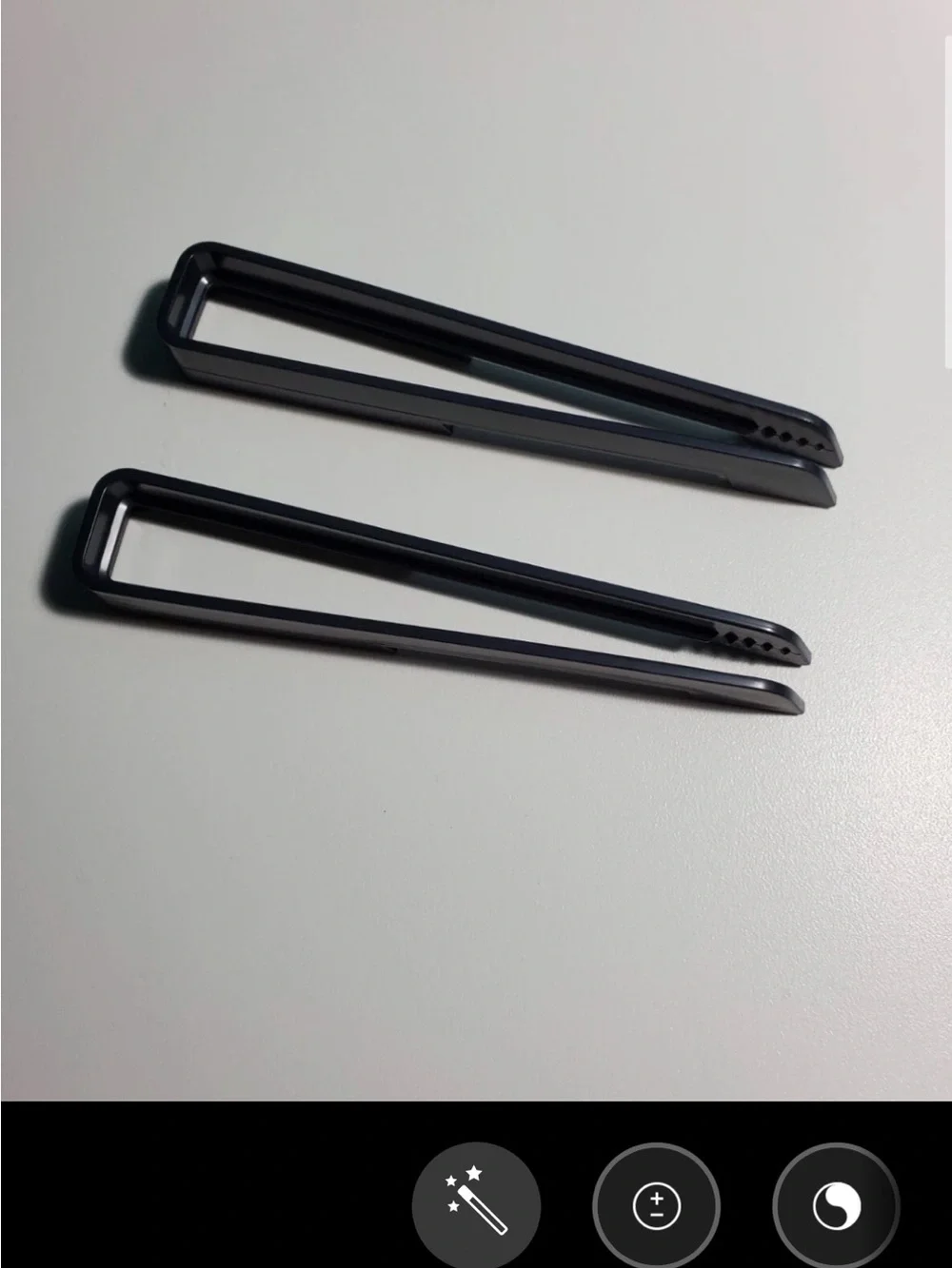 Tupperware Black Toaster Tongs Set of 2 NEW Kitchen Gadget